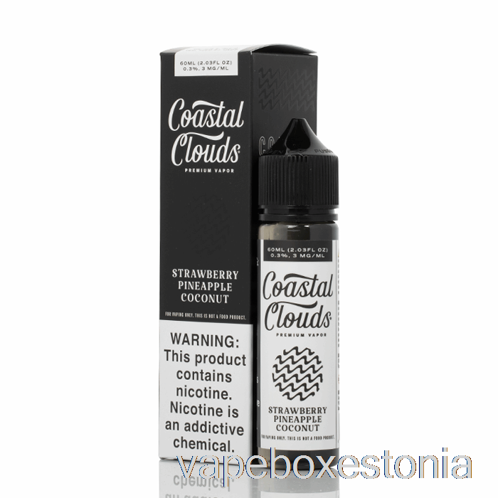 Vape Box Estonia Maasikas Ananass Kookospähkel - Rannikupilved Co. - 60 Ml 0 Mg